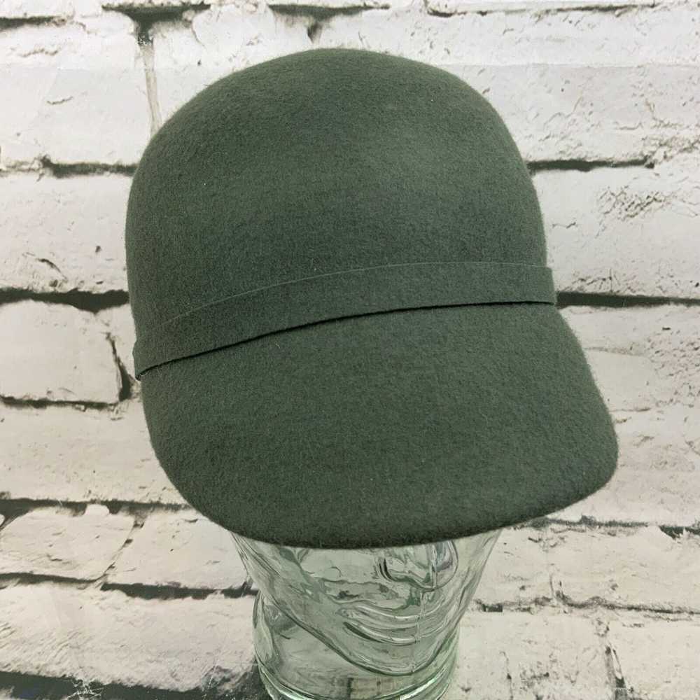 Vintage Collection 18 100% Wool Derby Hat Army Gr… - image 1