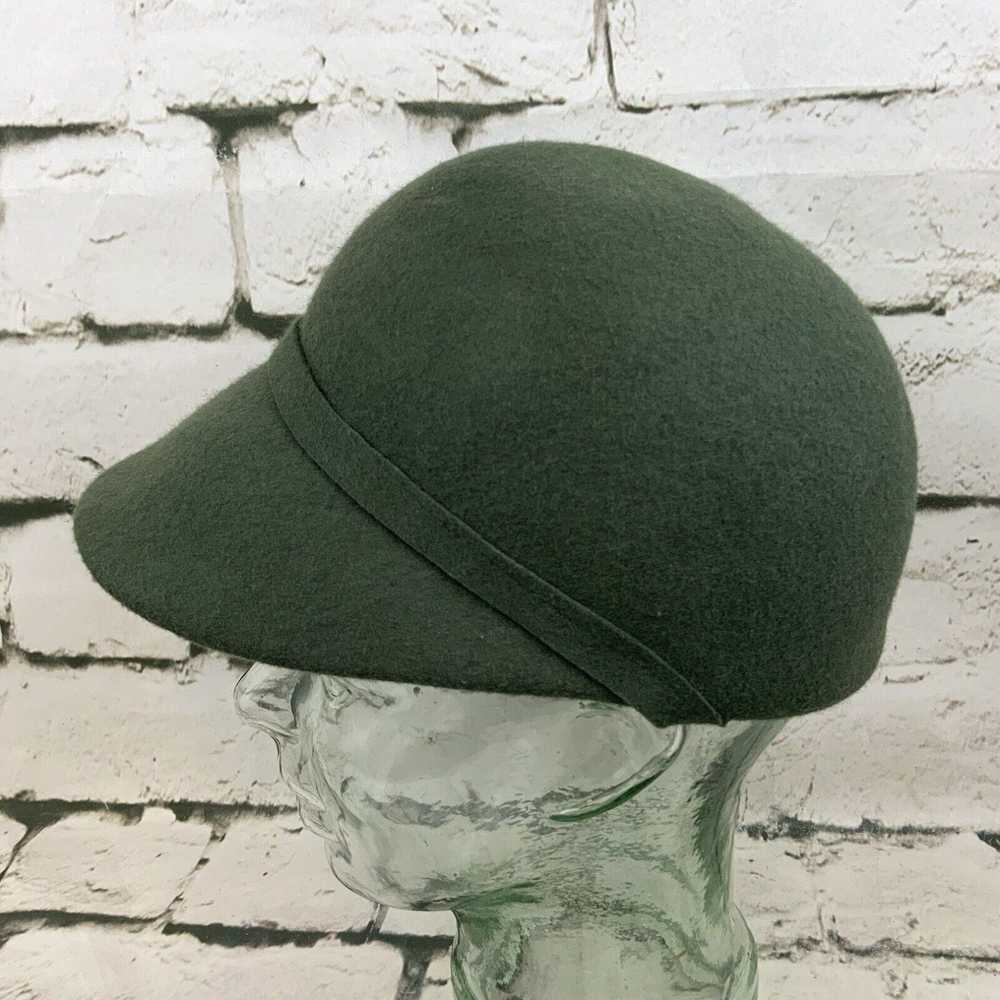 Vintage Collection 18 100% Wool Derby Hat Army Gr… - image 2
