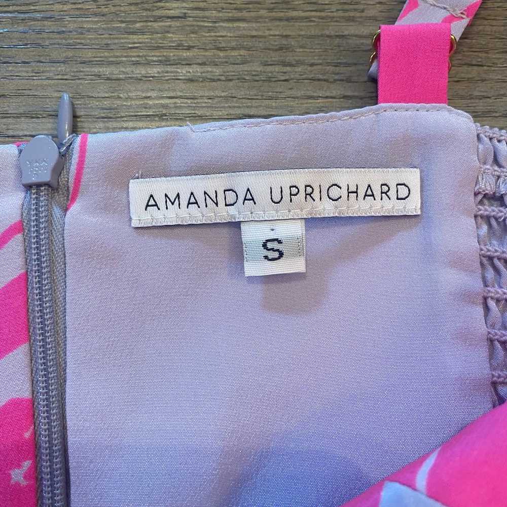 Amanda Uprichard Women's size Small 100% Silk Pin… - image 2