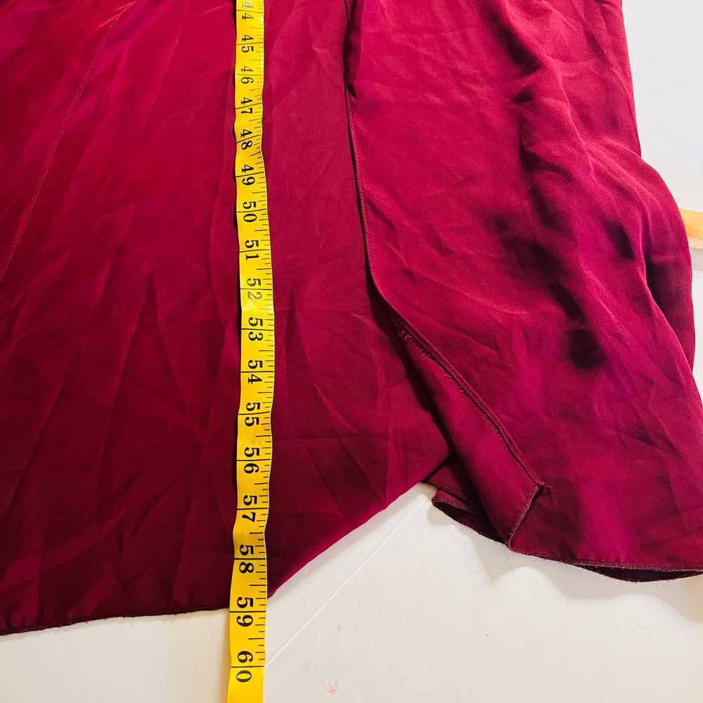 Krisa Dress Maxi Long Sleeve Ruffle Size Large Bu… - image 12