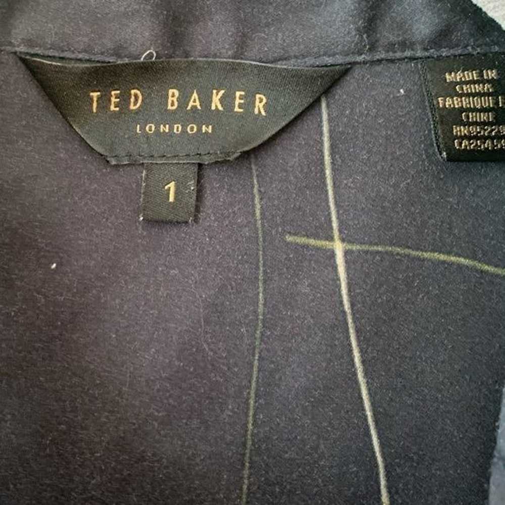 Ted Baker London black daisy-print shirtwaist Bon… - image 12