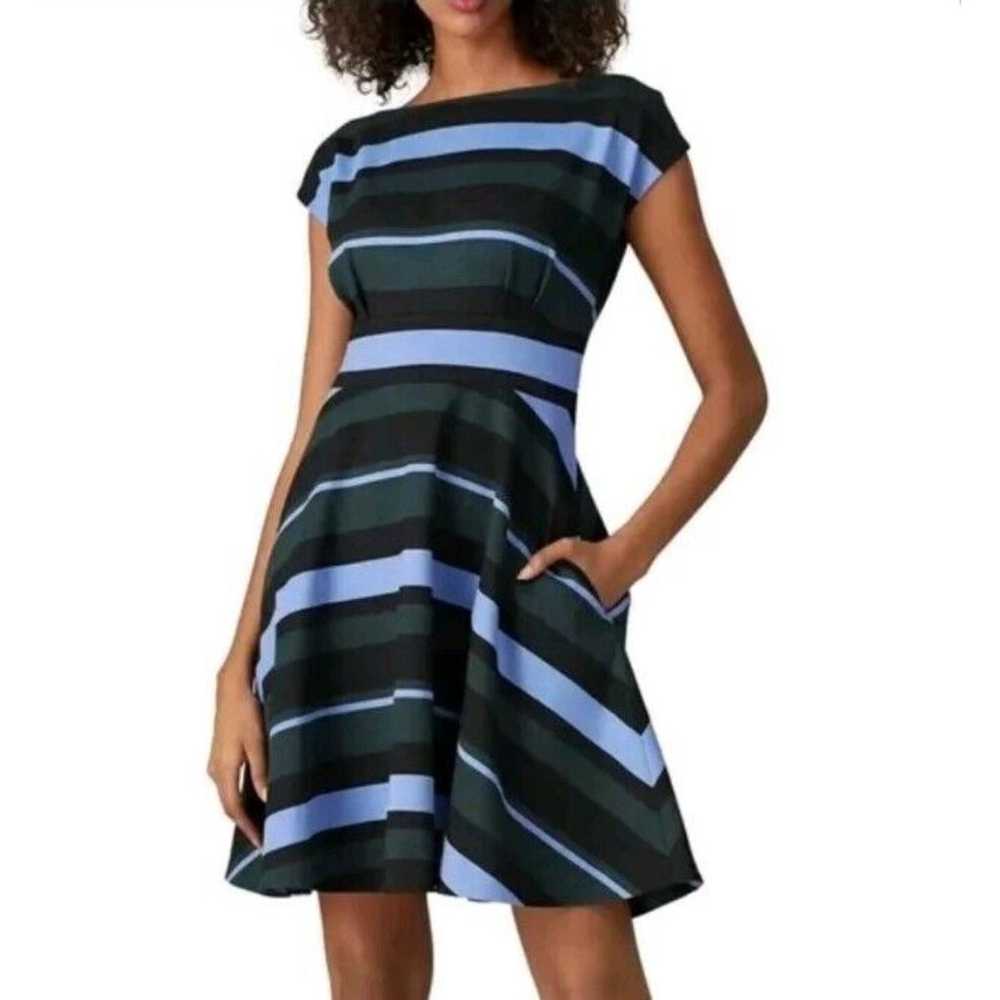 Kate Spade New York Stripe Ponte Fiorella Dress P… - image 1