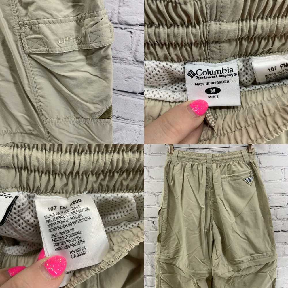 Vintage Columbia Nylon Pants Mens Sz M Removable … - image 4
