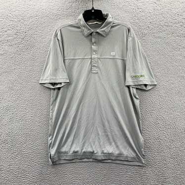 Vintage TRAVIS MATHEW Polo Shirt Mens Medium Shor… - image 1