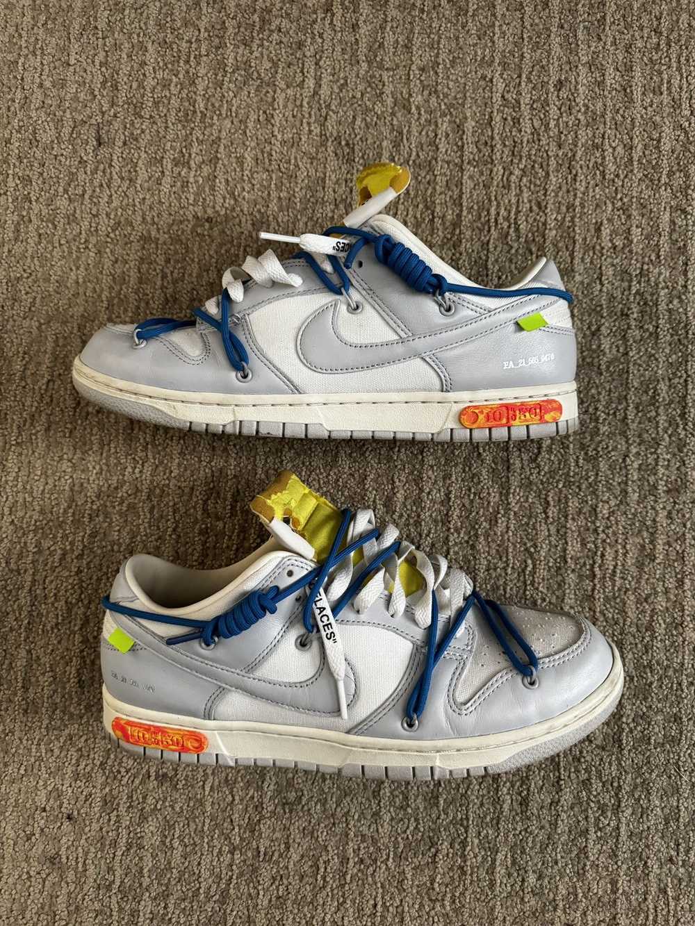 Nike × Off-White Nike Dunk Low Off-White Lot 10 - image 1