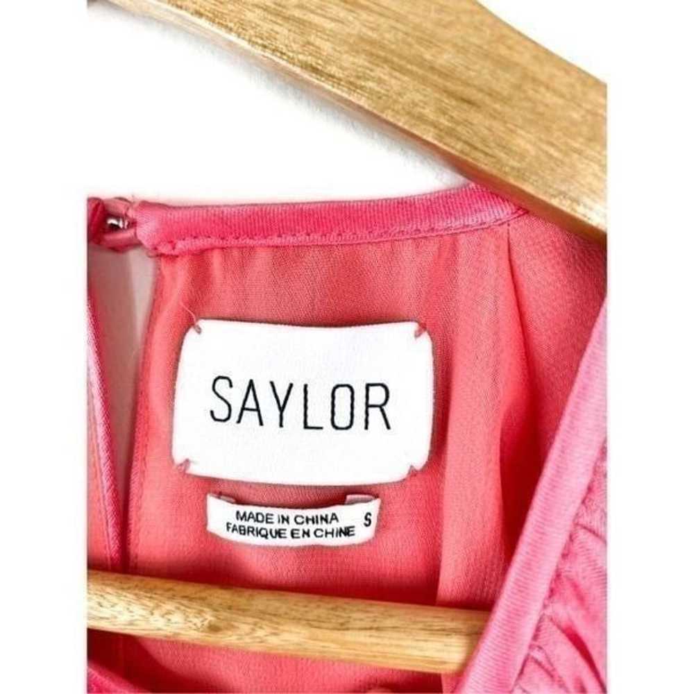 Saylor Zulu Pink Gathered Dress - image 3