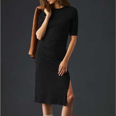 Stateside Long-Sleeve Shirred Dress Size M