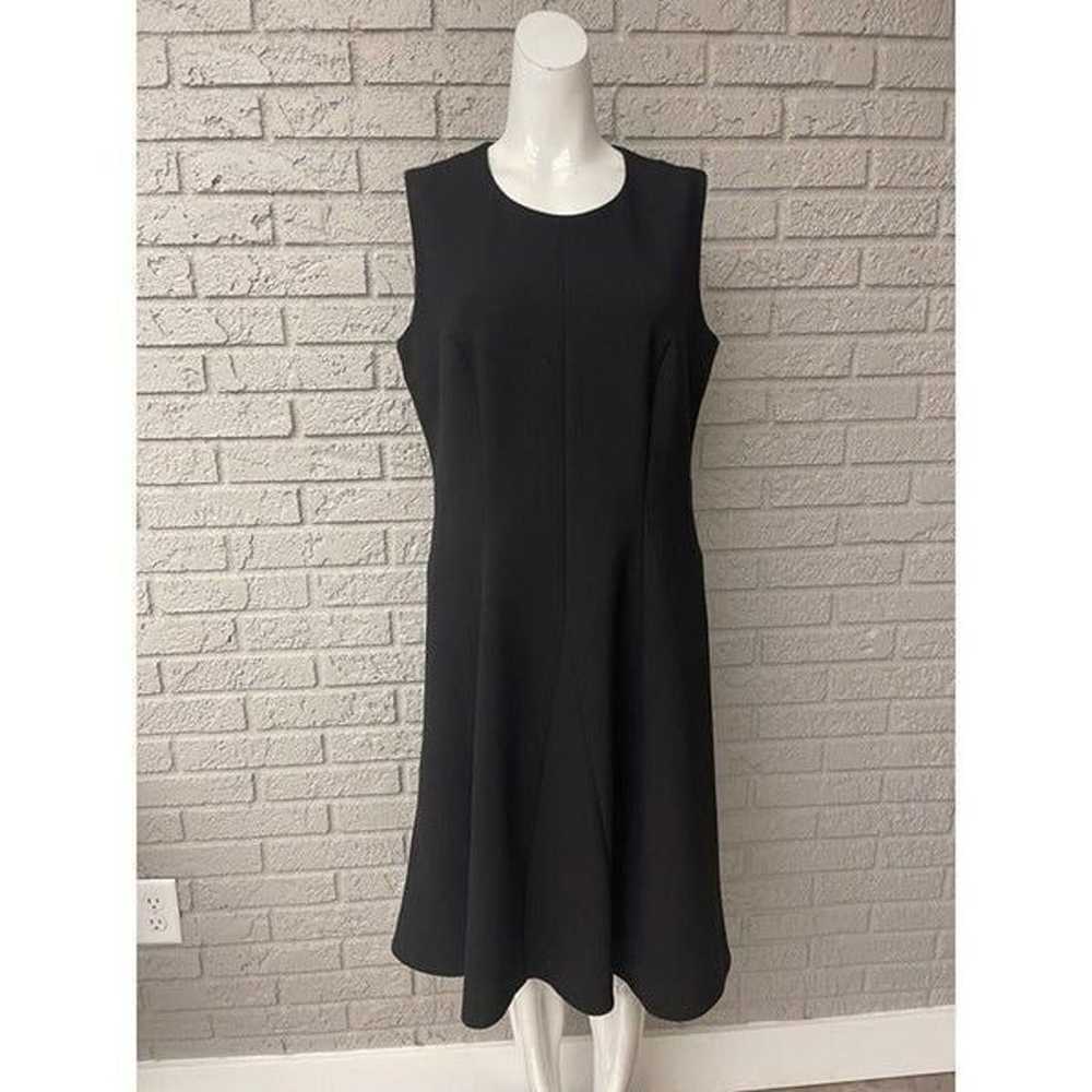 Boss Hugo Dariona Black Sleeveless Dress Size 10 - image 2