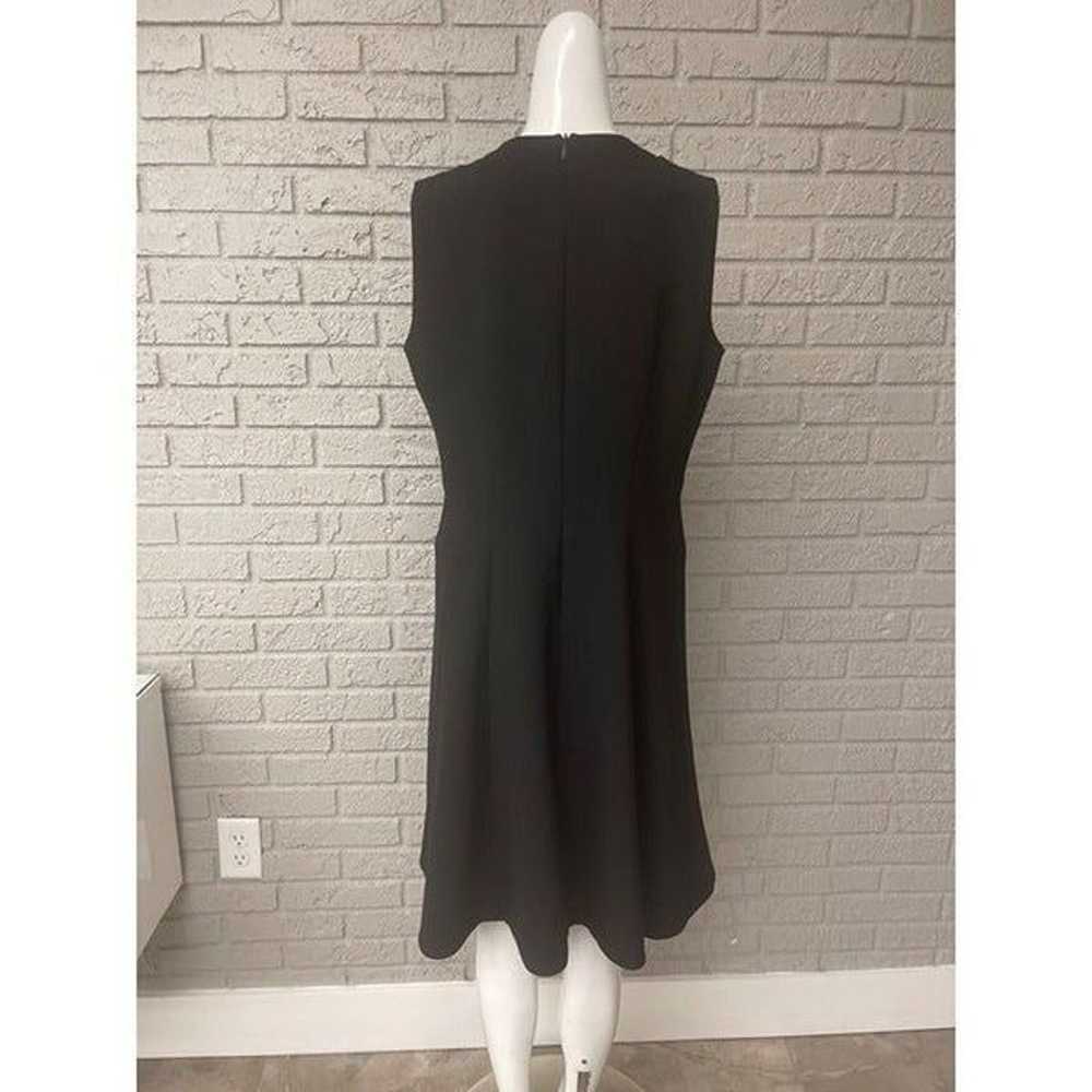 Boss Hugo Dariona Black Sleeveless Dress Size 10 - image 5