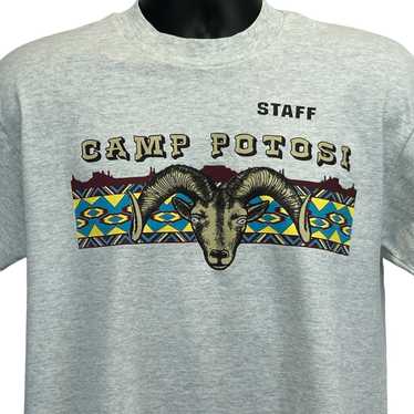 Fruit Of The Loom Camp Potosi Vintage 90s T Shirt… - image 1