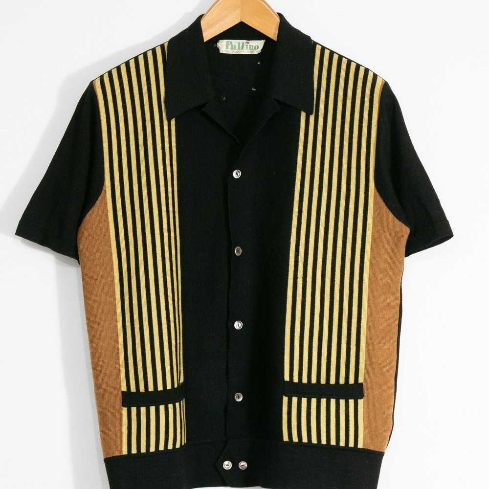 Vintage Vintage 50s Italian Knit Wool Button Up S… - image 2