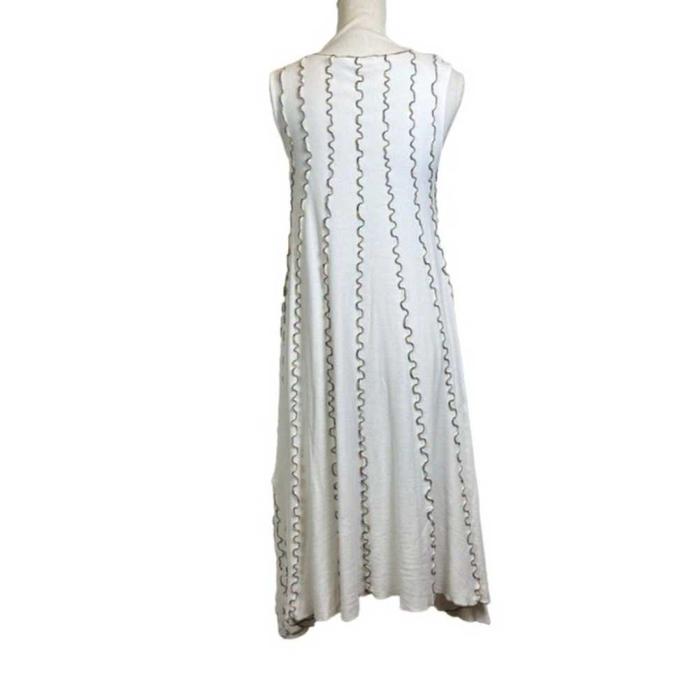 See by Chloe Cloudy White Midi Dress with Multico… - image 6