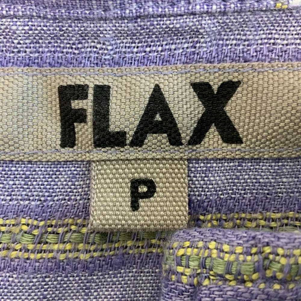 Flax Striped Short Sleeve Midi Dress In Purple Si… - image 6