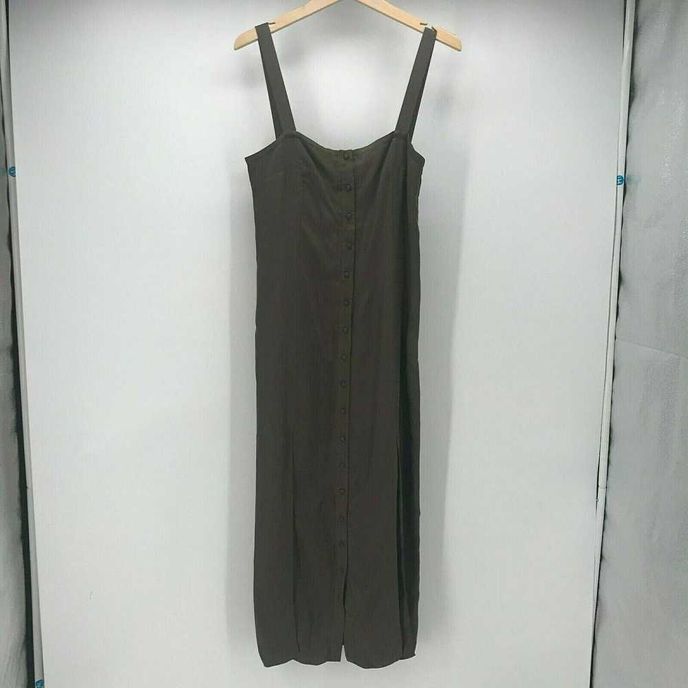 Cinq a Sept 5a7 Maxi Dress Womens 6 Olive Green S… - image 1