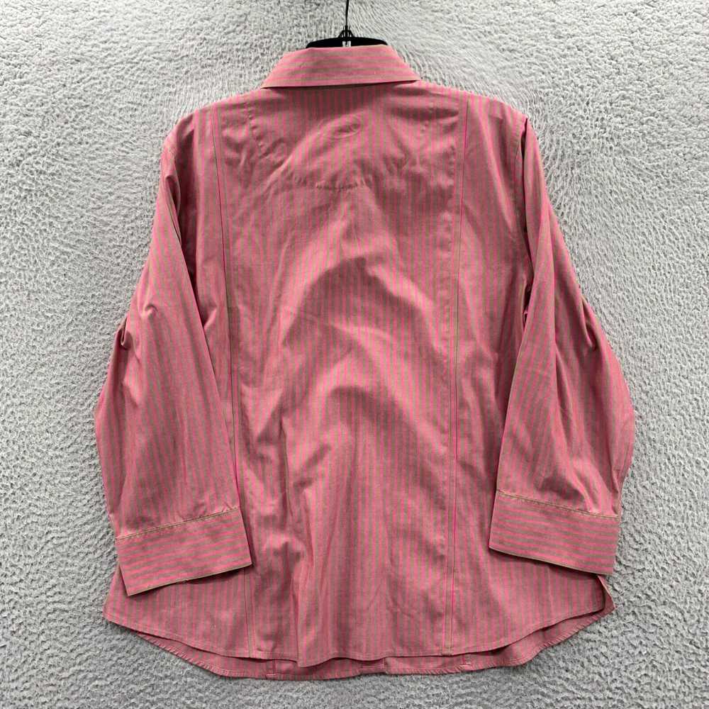 Vintage Foxcroft Shirt Womens Size 12 Button Up B… - image 2