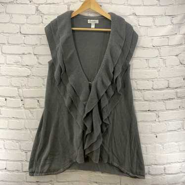 Vintage Dressbarn Sweater Vest Womens Sz L Knit G… - image 1