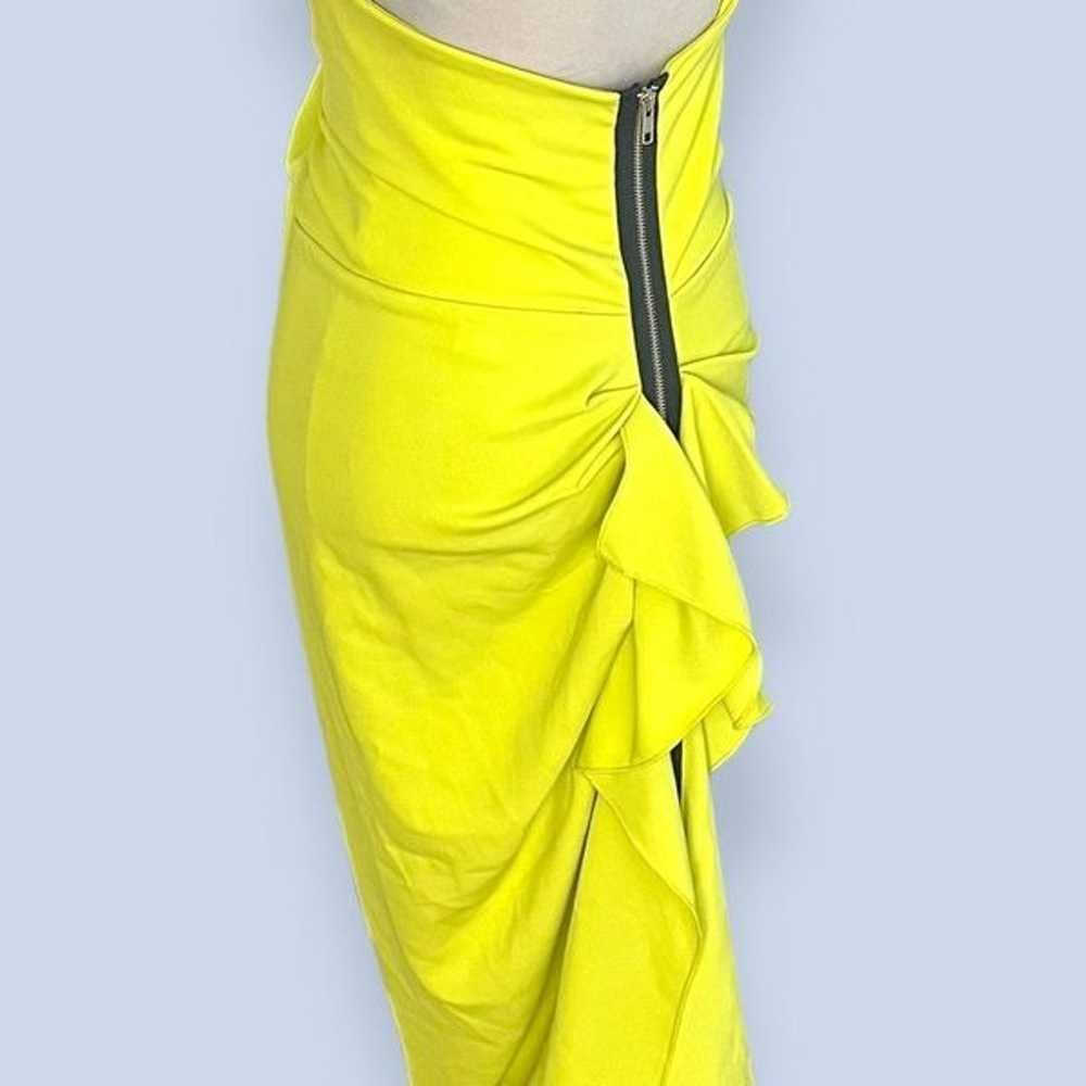 ISSUE NY 11512 dress in Chartreuse Size L - image 10