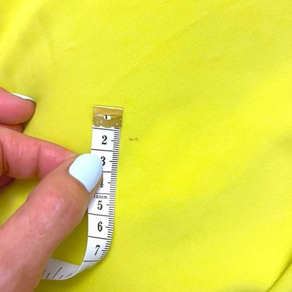 ISSUE NY 11512 dress in Chartreuse Size L - image 12