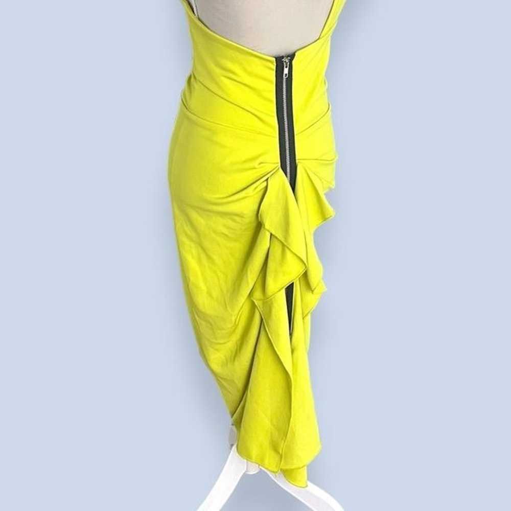 ISSUE NY 11512 dress in Chartreuse Size L - image 9