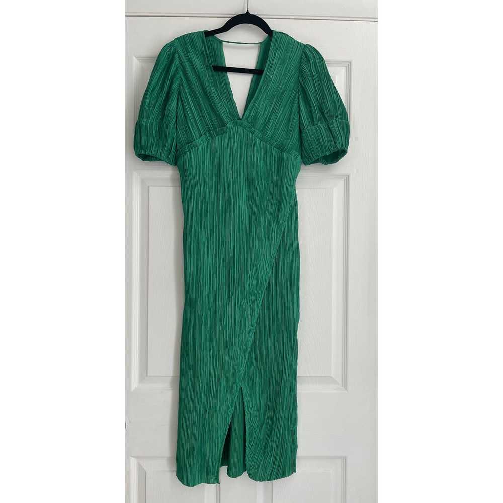 By Anthropologie V-Neck Pleated Slim Midi Dress, … - image 4