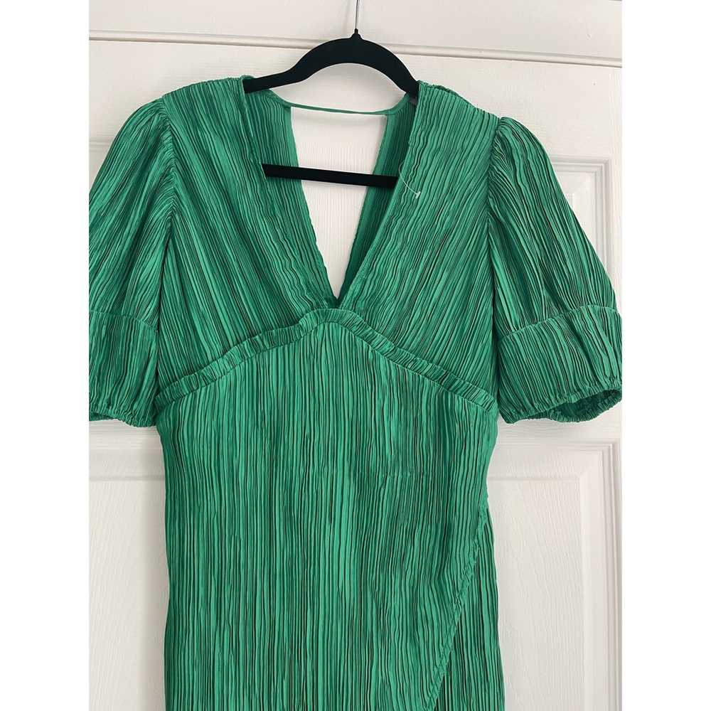 By Anthropologie V-Neck Pleated Slim Midi Dress, … - image 5