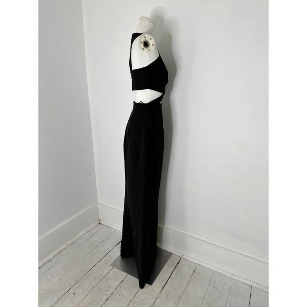 Fame And Partners Black Cut Out Criss Cross Maxi … - image 2