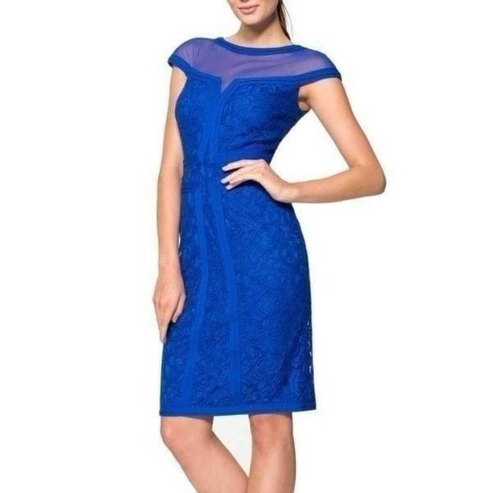 Tadashi Shoji - Royal Blue Lace Dress. Size 6. Ex… - image 1