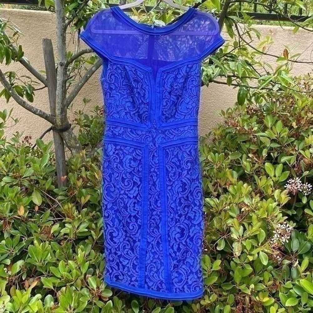 Tadashi Shoji - Royal Blue Lace Dress. Size 6. Ex… - image 2