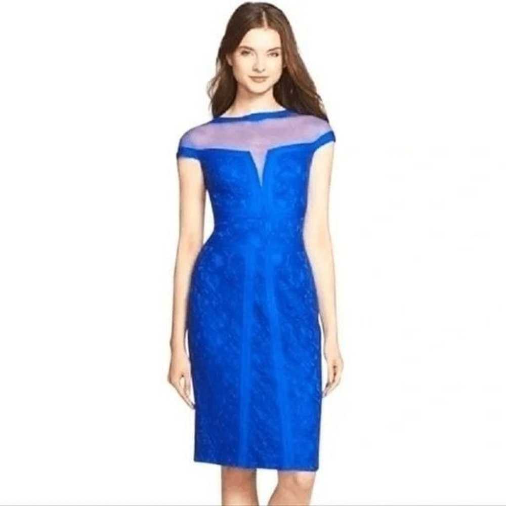 Tadashi Shoji - Royal Blue Lace Dress. Size 6. Ex… - image 3