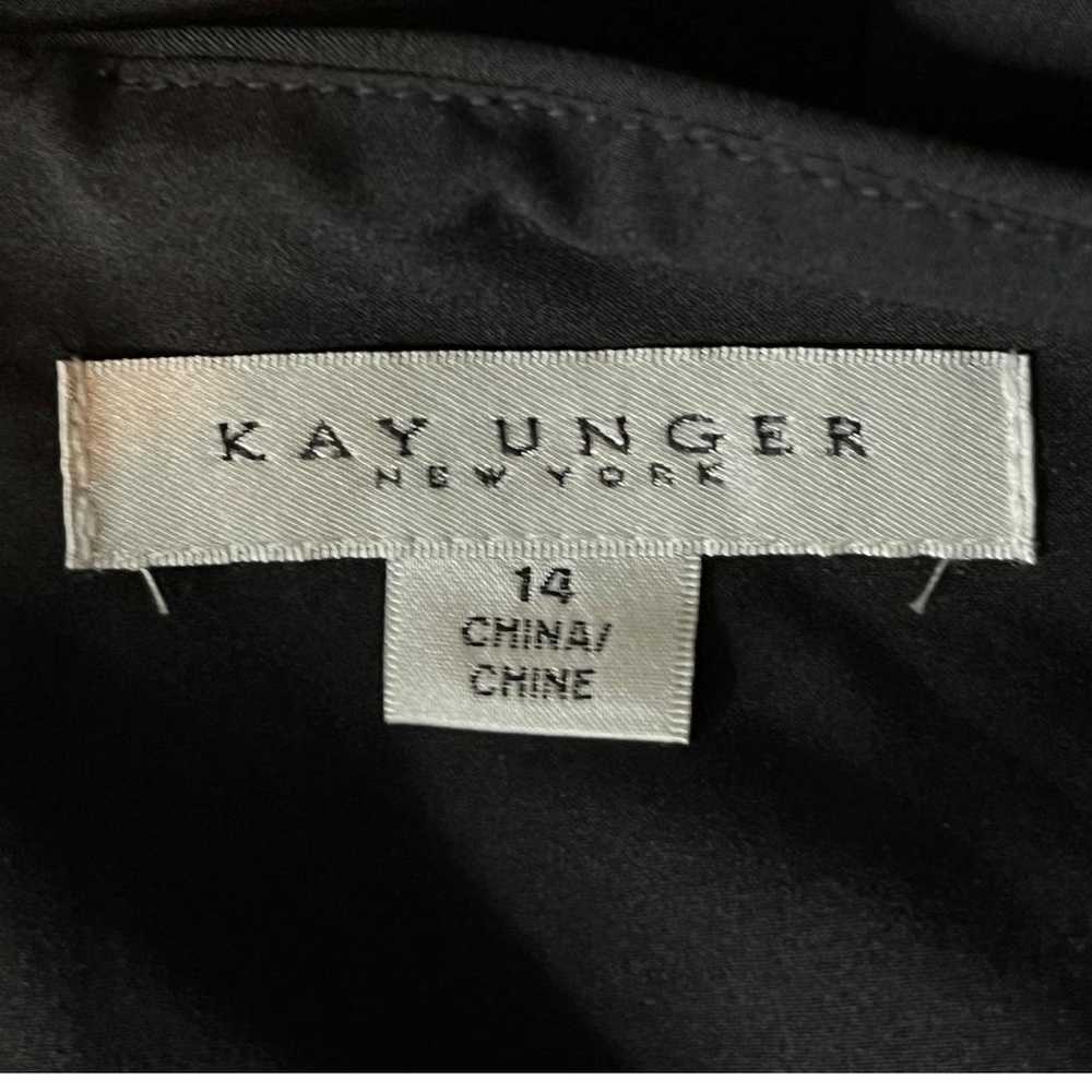 Kay Unger dress Izzy off the shoulder Midi black … - image 6