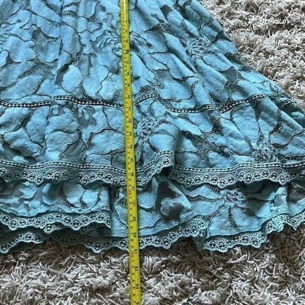 By Anthropologie Slim Lace Maxi Dress Size 14 - image 10