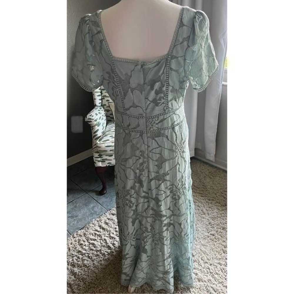 By Anthropologie Slim Lace Maxi Dress Size 14 - image 1