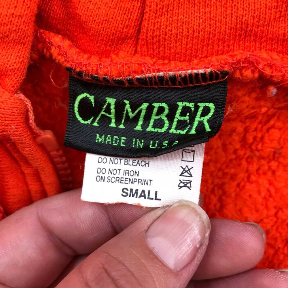 Vintage Camber Sweater Adult Small Orange Heavywe… - image 3