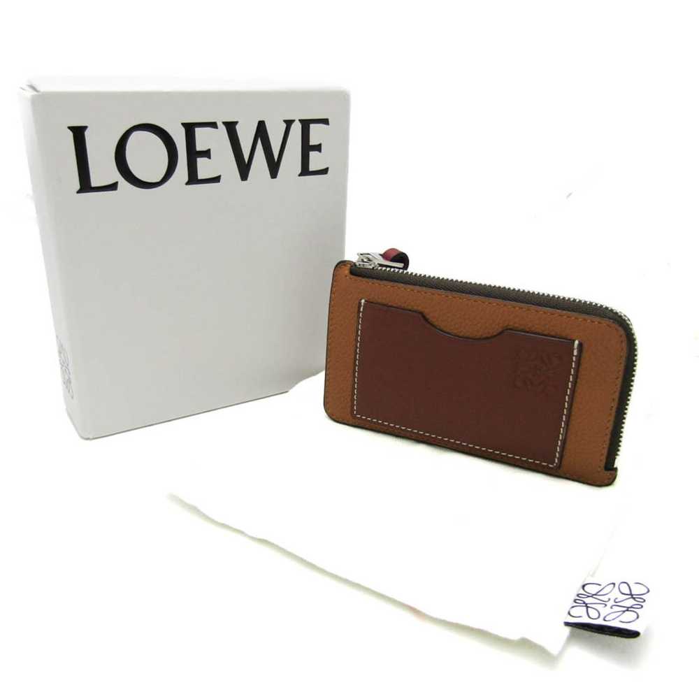 Loewe Loewe Coin Card Holder C660Z40X04 Leather C… - image 11