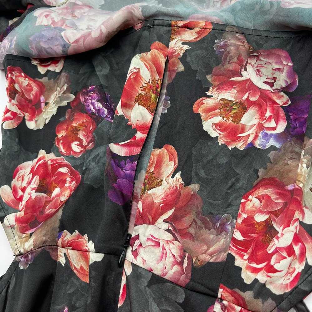 LPA x Revolve | Dark Floral Romantic Silk Cutout … - image 10