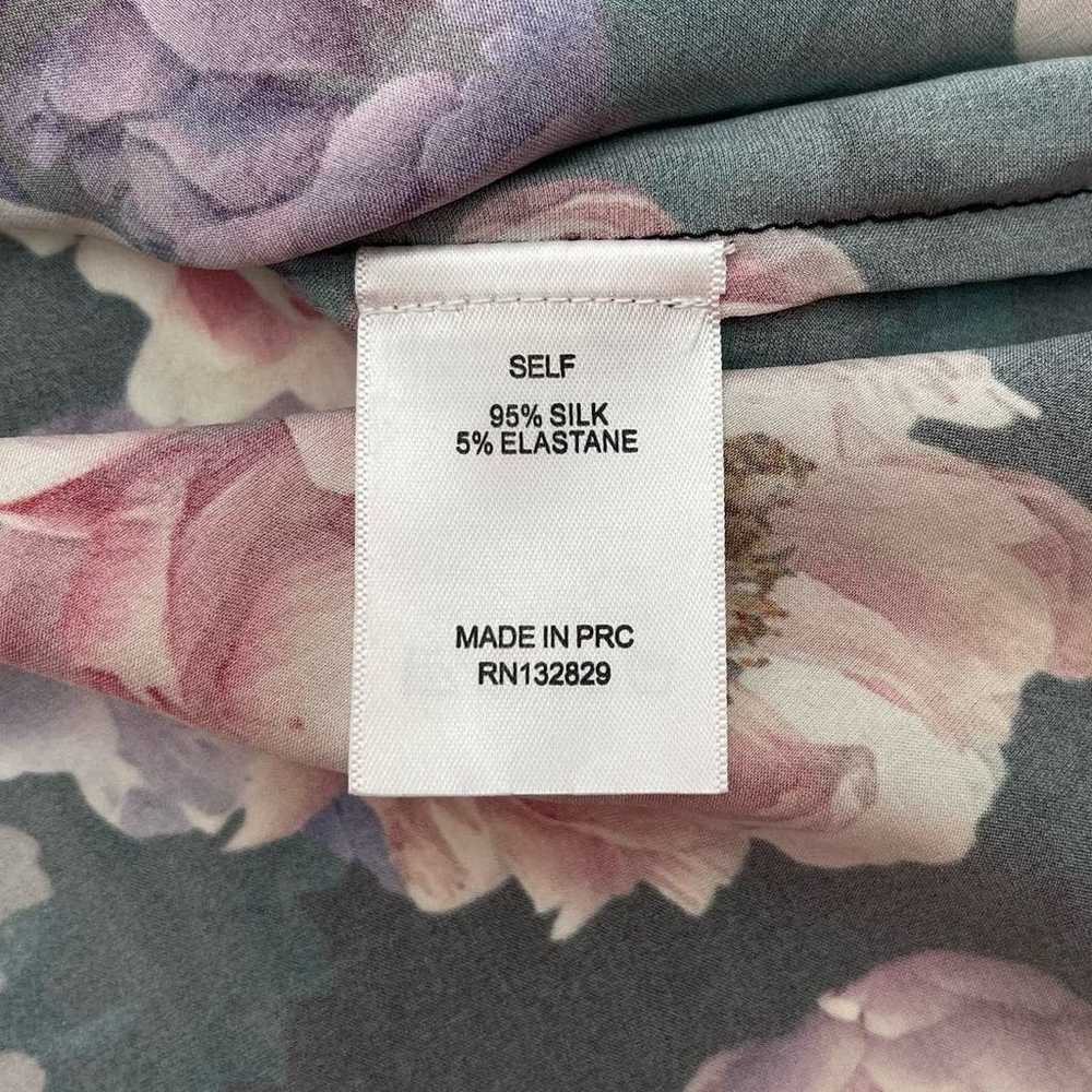 LPA x Revolve | Dark Floral Romantic Silk Cutout … - image 12