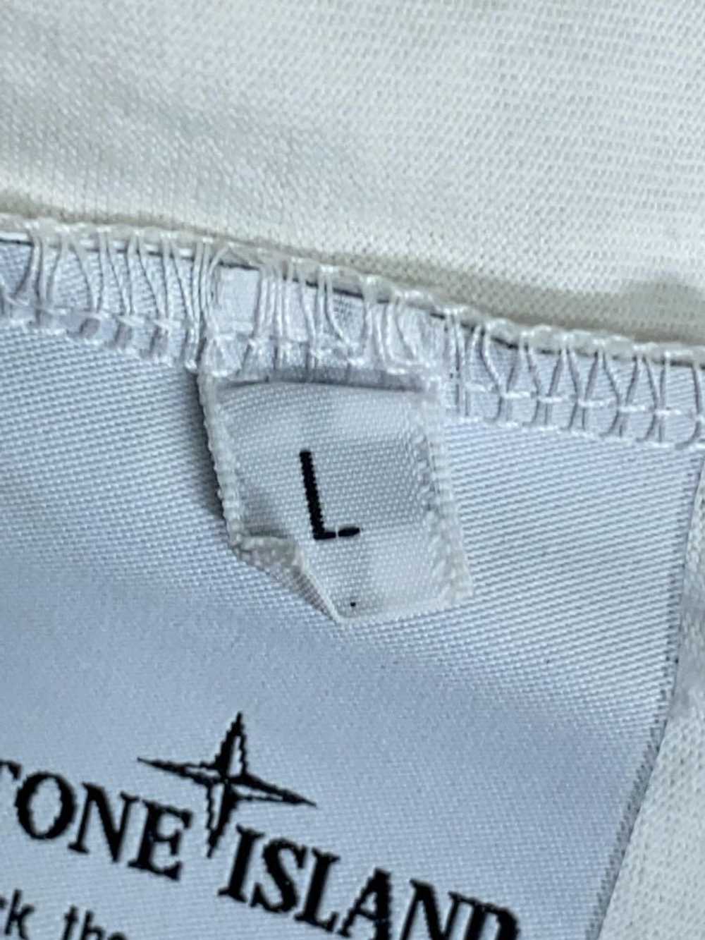 Men's Stone Island T-Shirt/L/Cotton/White/7415241… - image 4