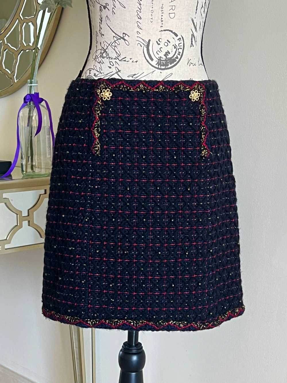 Product Details Paris/Salzburg Lesage Tweed Skirt - image 2