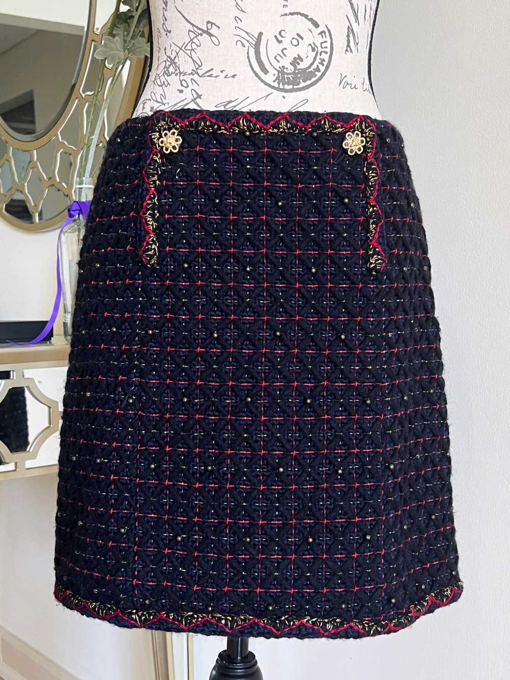 Product Details Paris/Salzburg Lesage Tweed Skirt - image 7