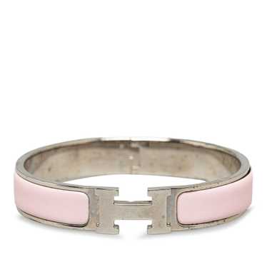 Product Details Hermes Pink Clic H Bracelet - image 1