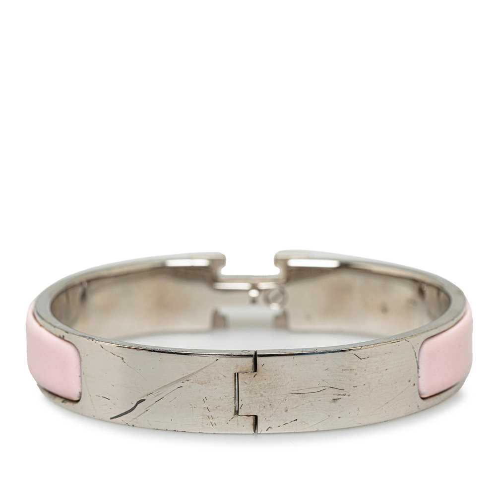 Product Details Hermes Pink Clic H Bracelet - image 2
