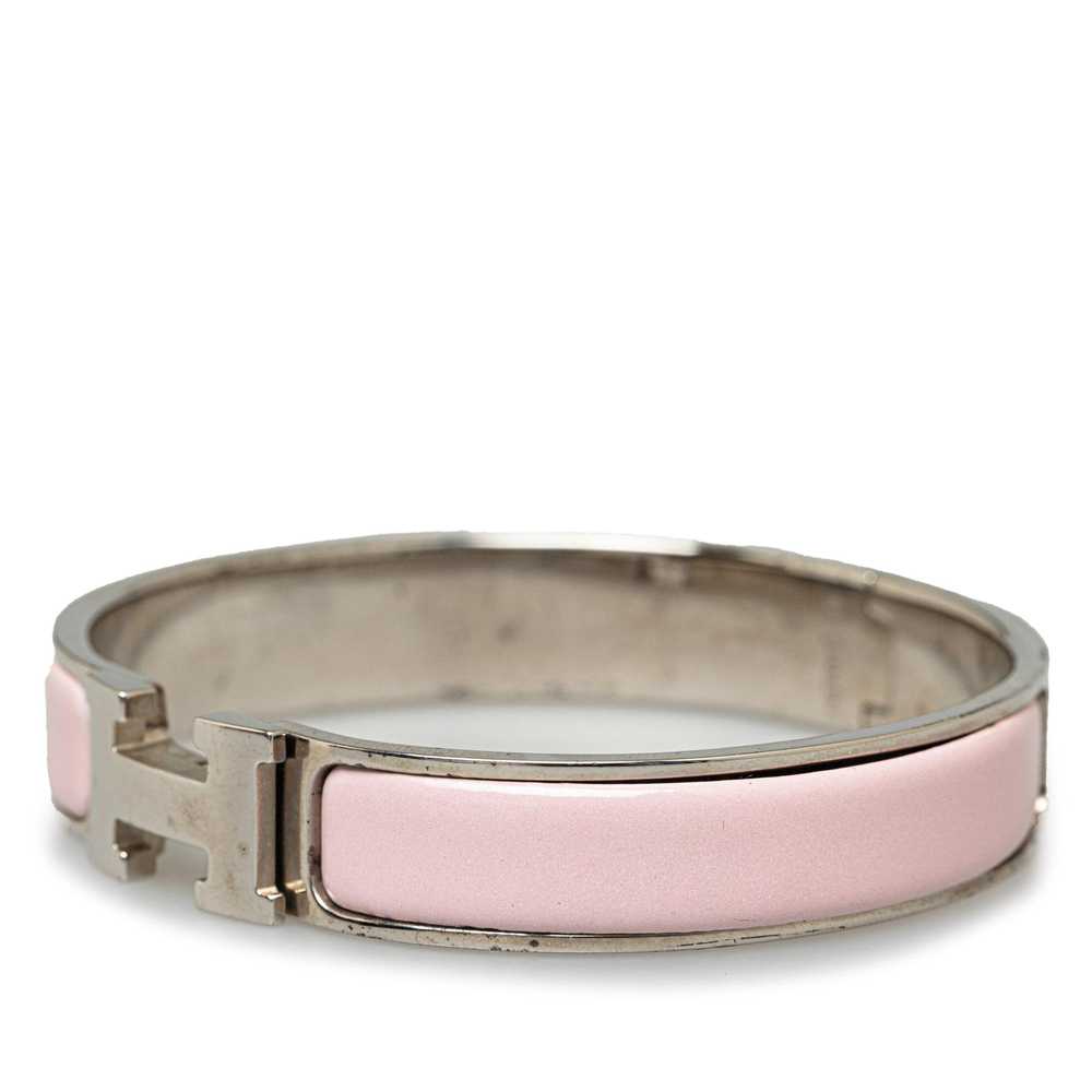 Product Details Hermes Pink Clic H Bracelet - image 3