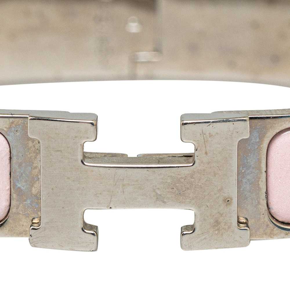 Product Details Hermes Pink Clic H Bracelet - image 5