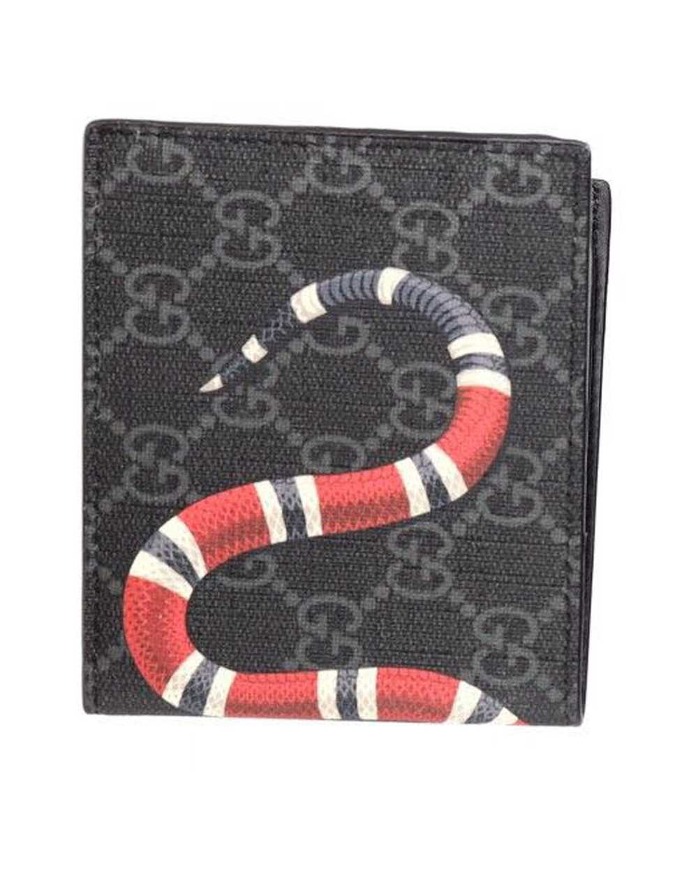 Product Details Gucci Grey Kingsnake Print GG Sup… - image 4