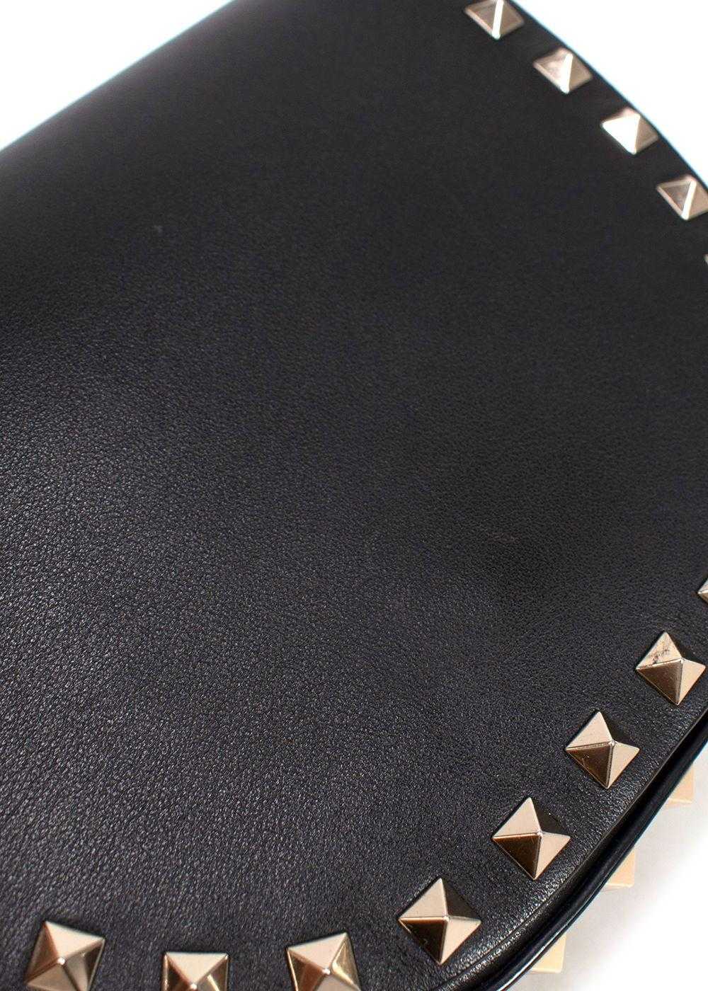 Managed by hewi Valentino Black Leather Vitello R… - image 7