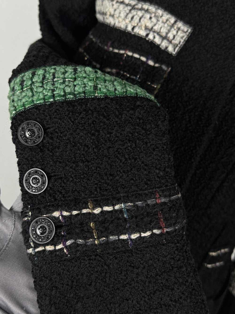 Product Details Chanel Black Lesage Tweed Belted … - image 10