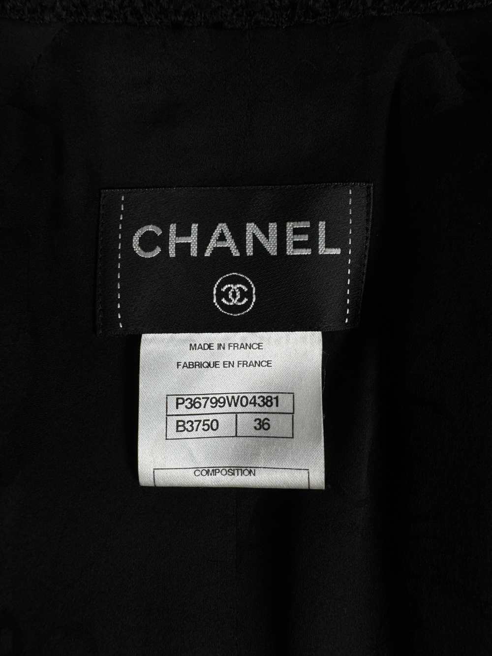 Product Details Chanel Black Lesage Tweed Belted … - image 12