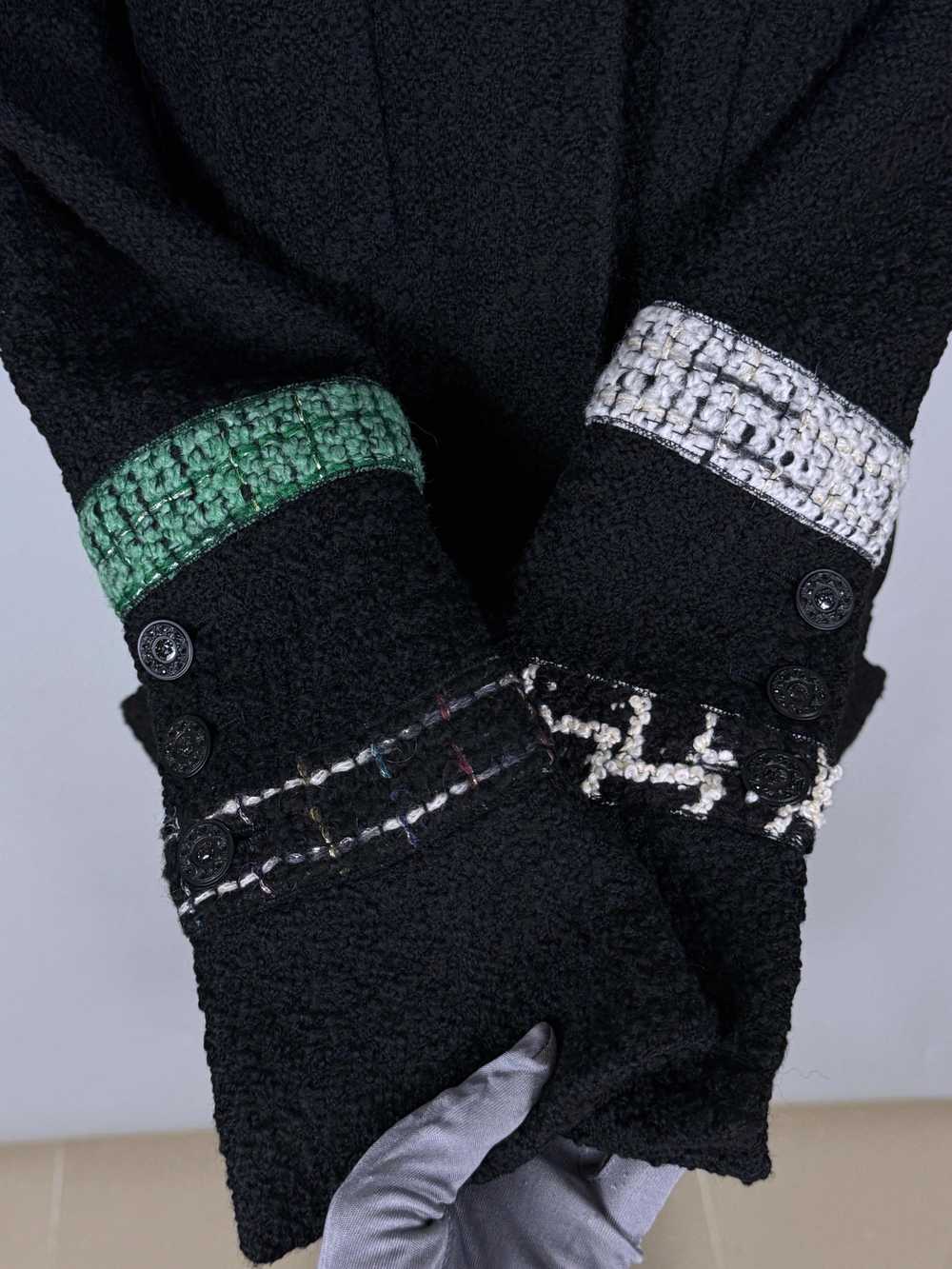 Product Details Chanel Black Lesage Tweed Belted … - image 5