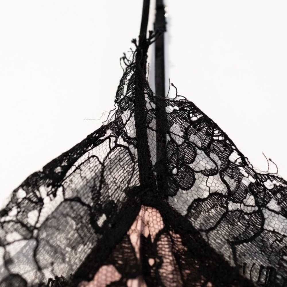 Fleur du Mal Lace Sheer Silk Satin Slip Mini Dres… - image 7