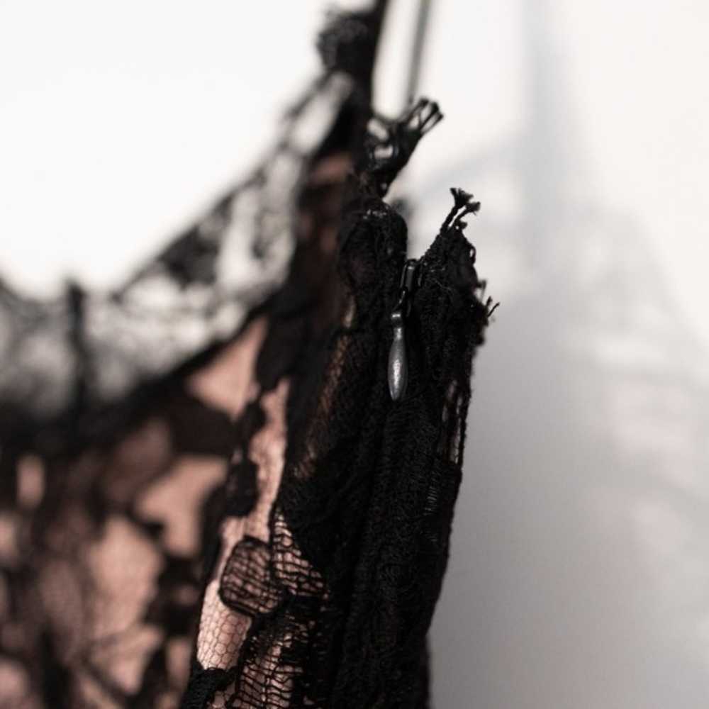Fleur du Mal Lace Sheer Silk Satin Slip Mini Dres… - image 9